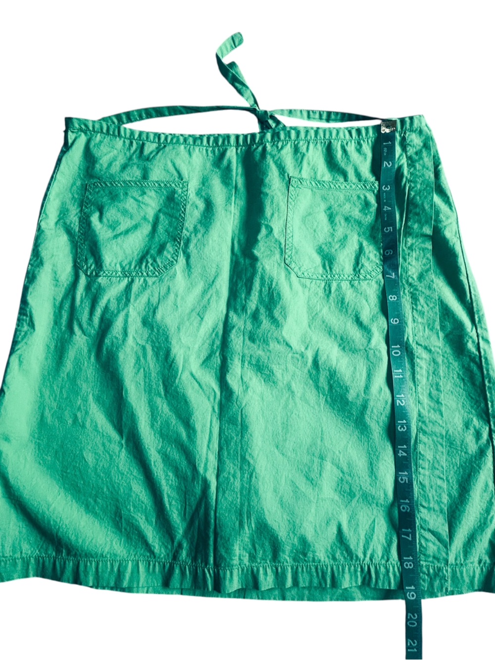 Hollister Teal Green Tie-Waist Mini Skirt - Picture 3 of 5